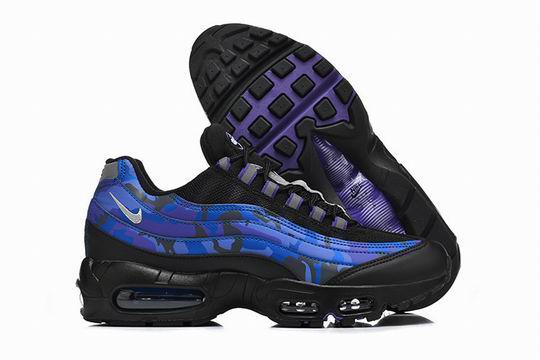 (image for) Nike Air Max 95 Blue Camo Black Men's Shoes-48